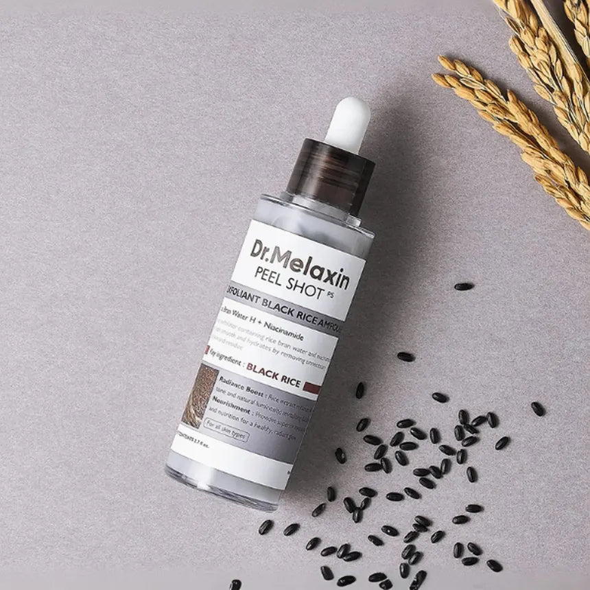Dr.Melaxin Peel Shot Black Rice Exfoliating Ampoule